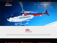 Tablet Screenshot of 360mediaventures.com